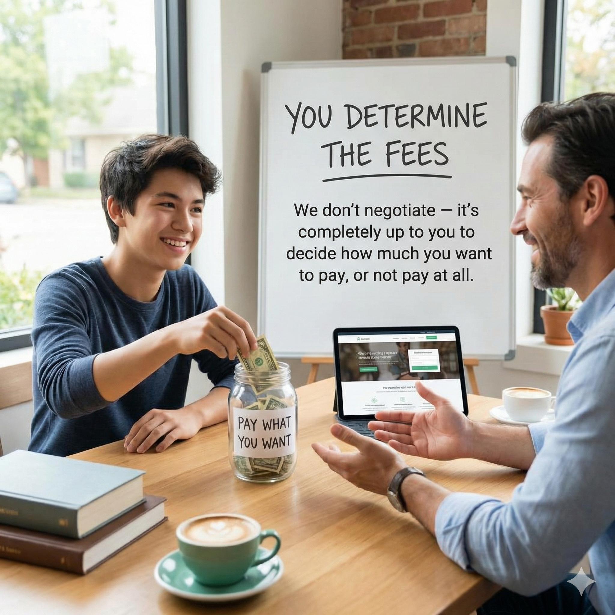 You Determine the Fees